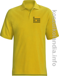Be Different - koszulki męskie POLO - żółta