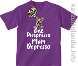 Bez piespresso Mam Depresso fioletowy