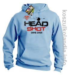 HEAD SHOT Game Over Crystal League! - bluza męska z kapturem -11