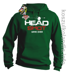 HEAD SHOT Game Over Crystal League! - bluza męska z kapturem -15