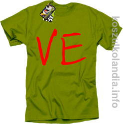 LO Część 2 LOVE Walentynki - koszulka męska - kiwi