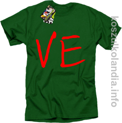 LO Część 2 LOVE Walentynki - koszulka męska - zielona