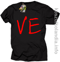 LO Część 2 LOVE Walentynki - koszulka męska - czarna