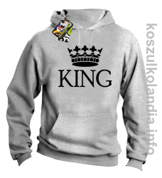 KING Crown Style -  bluza z kapturem - melanż