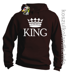 KING Crown Style -  bluza z kapturem - brązowa