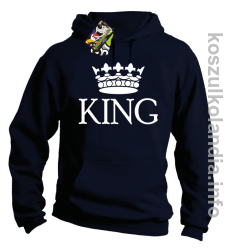 KING Crown Style -  bluza z kapturem - granatowa