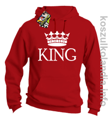 KING Crown Style -  bluza z kapturem - czerwona
