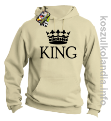 KING Crown Style -  bluza z kapturem - beżowa