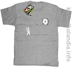 Astro Golfista na księżycu - koszulka dziecięca melanż 