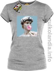 Posąg z gumą do żucia - Koszulka damska melanż