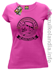 Motorcycles Life Fast Die Hard Original Design Skull - Koszulka damska fuchsia 