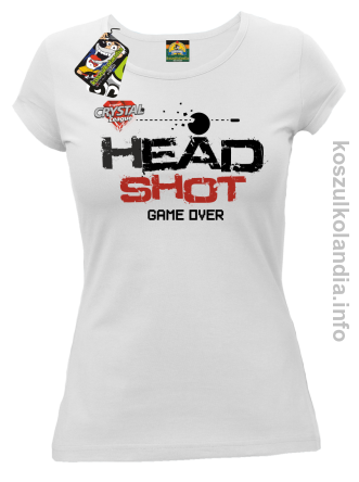 HEAD SHOT Game Over Crystal League! - koszulka damska -9