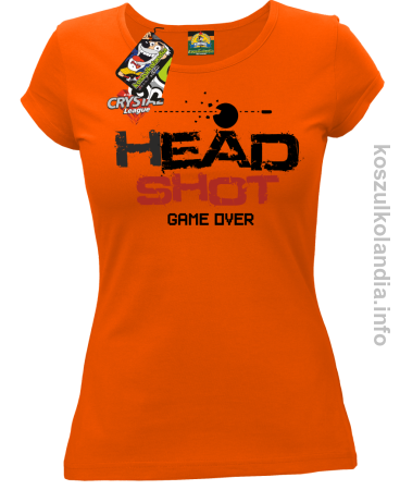 HEAD SHOT Game Over Crystal League! - koszulka damska