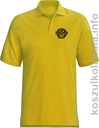 Prawdziwi królowie rodzą się w październiku- Koszulka męska Polo żółta 