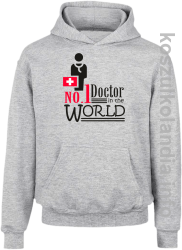 No.1 Doctor in the world - bluza z kapturem dziecięca - melanż