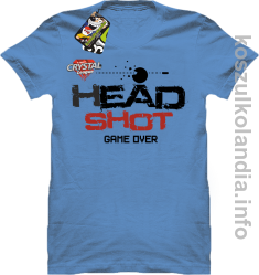 HEAD SHOT Game Over Crystal League! - koszulka męska -4