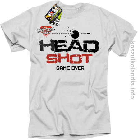 HEAD SHOT Game Over Crystal League! - koszulka męska