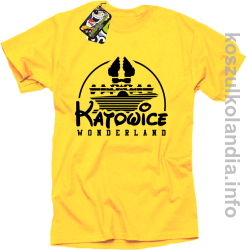 Katowice Wonderland - koszulka męska - żółta