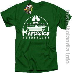 Katowice Wonderland - koszulka męska - zielona