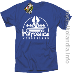 Katowice Wonderland - koszulka męska - niebieska