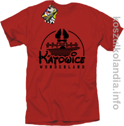 Katowice Wonderland - koszulka męska - czerwona
