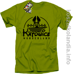 Katowice Wonderland - koszulka męska - kiwi