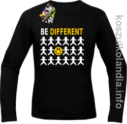 Be Different - longsleeve męski - czarny