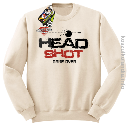 HEAD SHOT Game Over Crystal League! - bluza męska STANDARD bez kaptura -7