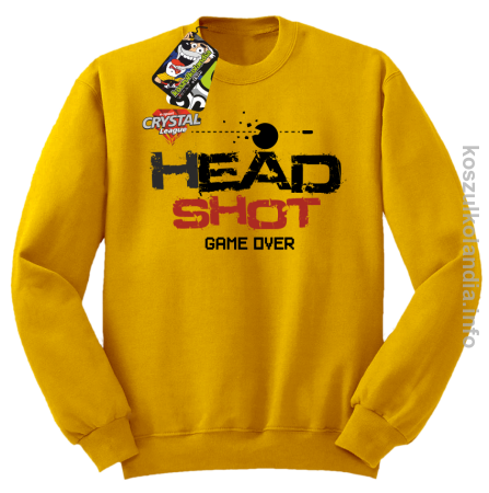 HEAD SHOT Game Over Crystal League! - bluza męska STANDARD bez kaptura