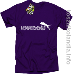 LoveDogs - Koszulka męska fiolet 