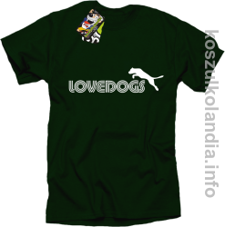 LoveDogs - Koszulka męska butelkowa 