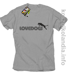 LoveDogs - Koszulka męska melanż 