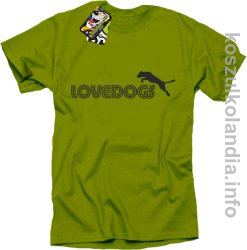 LoveDogs - Koszulka męska kiwi