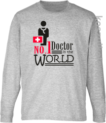 No.1 Doctor in the world - Longsleeve dziecięcy - melanż