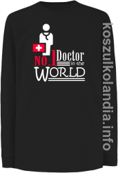 No.1 Doctor in the world - Longsleeve dziecięcy - czarna