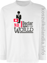 No.1 Doctor in the world - Longsleeve dziecięcy - biała