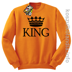 KING Crown Style -  bluza bez kaptura - pomarańczowy