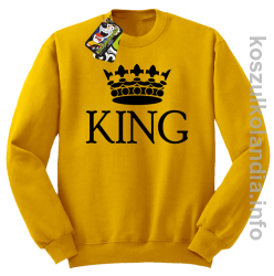 KING Crown Style -  bluza bez kaptura - żółty