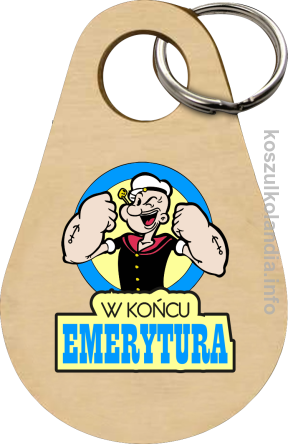 POPEYE StrongMan W końcu emerytura - brelok