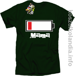 MAMA Bateria do ładowania - Koszulka STANDARD - butelkowa