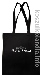 Perfekcyjna PANI CHAOSU - torba bawełniana - czarny
