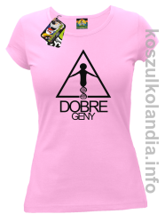 Dobre Geny - koszulka damska - różowa