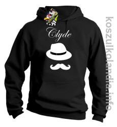 Clyde Retro - bluza z kapturem - czarna