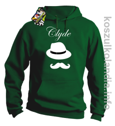 Clyde Retro - bluza z kapturem - zielona