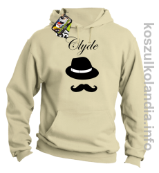 Clyde Retro - bluza z kapturem - beżowa