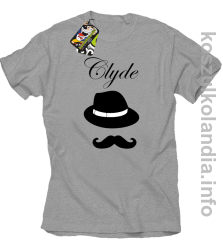 Clyde Retro - koszulka męska - melanż