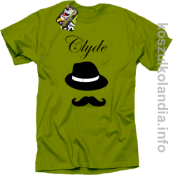 Clyde Retro - koszulka męska - kiwi