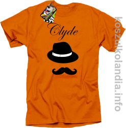 Clyde Retro - koszulka męska - pomarańczowa