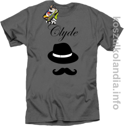 Clyde Retro - koszulka męska - szara