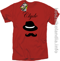 Clyde Retro - koszulka męska - czerwona